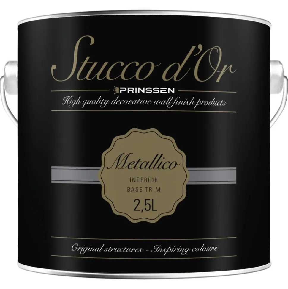 Stucco d'Or Wandafwerking Metallico Binnen Betonlook/Basis TR-M 2,5L