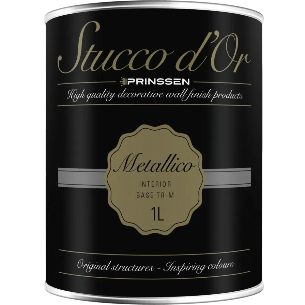 Stucco d'Or Wandafwerking Metallico Binnen Betonlook/Basis TR-M 1L