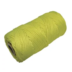 Super Prof Metselkoord Gevlochten 1,5mm PA Fluor Geel Klos 50m