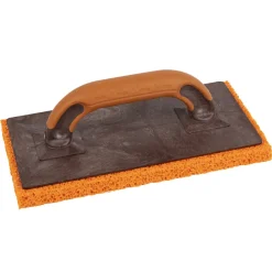 Super Prof Schuurspons Grof Sponsrubber Rood Met Softgreep 280x140x20mm