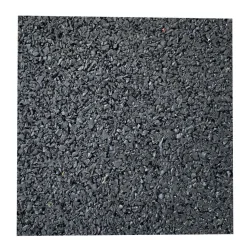Tegeldrager rubber mat 10x10x1 cm zwart