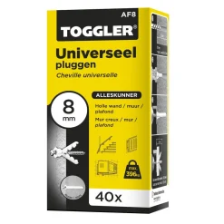 Toggler Alligator Plug Met Flens Nylon 40st