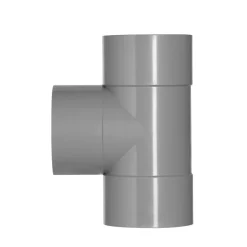 T-Stuk PVC 3x lijmmof wanddikte 3,2 mm Ø 40 mm 87° KOMO-keur