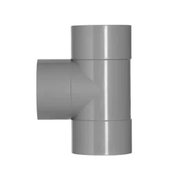 T-Stuk PVC 3x lijmmof wanddikte 3,2 mm Ø 110x110 mm 87° KOMO-keur