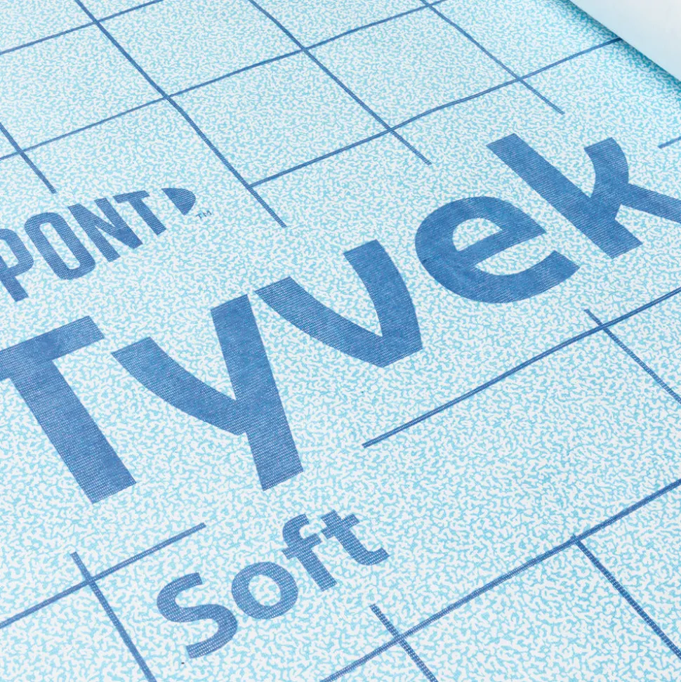 Tyvek Isolatiefolie Soft Dampopen Dak en Gevel 1,5x50m 75m2