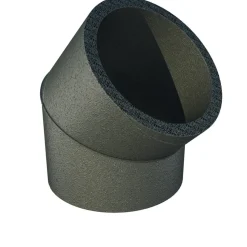 Ubbink Aerfoam Bocht 45° Grijs Ø160mm