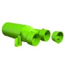 Ubbink Air Excellent Ventieladapter AE34C 180° 125 Met Afdekkap