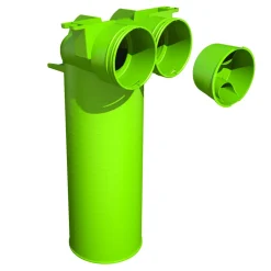Ubbink Air Excellent Ventilatieadapter AE48C Met Afdekkap 90° Ø125mm