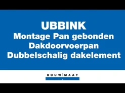 Ubbink Dakdoorvoerpan Neroma Kunststof Zwart 25-45° Ø110-131mm