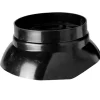 Ubbink Multivent Schaal Kunststof Zwart 5-55° Ø131mm