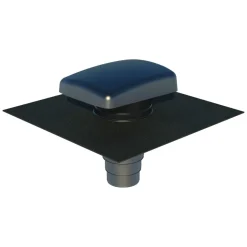 Ubbink Ontluchtingspan Universeel Ubiflex Kunststof Zwart 5-55° 500x500mm
