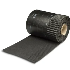 Ubbink Ubiflex Loodvervanger Ribbel Zwart 30cm x 6m