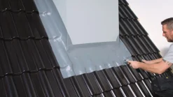 Ubbink Ubiflex Loodvervanger Finio Zwart 50cm x 5m