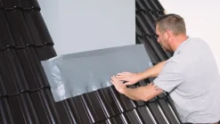 Ubbink Ubiflex Loodvervanger Finio Zwart 30cm x 5m