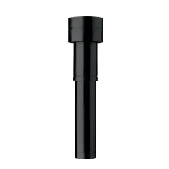Ubbink Ventub Dakdoorvoer Kunststof Zwart Enkelwandig 0-55° Ø110mm