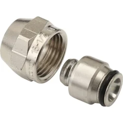 Uponor Klemkoppeling messing 16 mm x 1/2'' Binnen 2 stuk