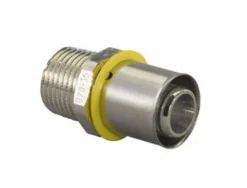 Uponor MLC gas Persovergangsfitting Buitendraad 20 mm x 1/2'' Buiten