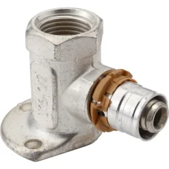 Uponor MLC Muurplaat messing 16 mmx1/2'' Binnen met ronde flens 10 stuk