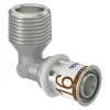 Uponor Persknie messing 16 mm x 1/2'' Buiten 2 stuk