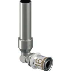 Uponor Persknie messing 16x15 mm 2 stuks