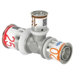 Uponor Pers T-stuk messing 25x16x20 mm