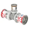 Uponor Pers T-stuk messing 25x16x25 mm