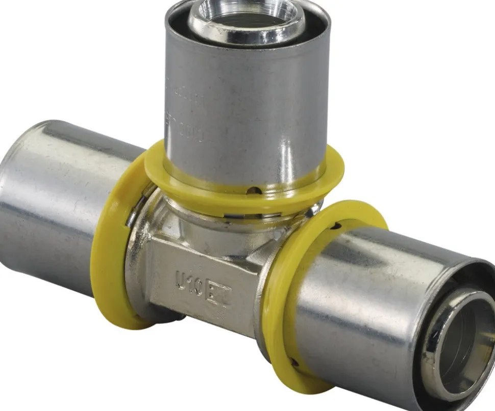Uponor Pers T-stuk 20x20x20 mm MLC gas