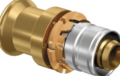 Uponor S-Press Overgangskoppeling edelstaal koper met perscontour M 20-22CU-S ST