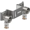 Uponor S-Press Perskoppeling Smart Muurplaat 16RP1/2FT 150mm