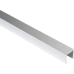 U-profiel Aluminium Grijs