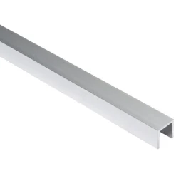 U-profiel Aluminium Grijs