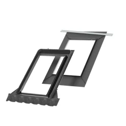 VELUX Gootstuk EDW CK02 Aluminium incl Manchet BFX Grijs 55x78cm