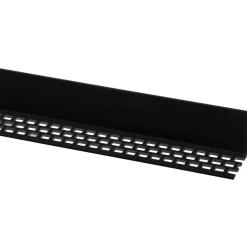 Ventilatieprofiel Kunststof Zwart