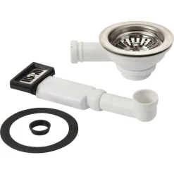 Viega Korfplug 7128.4 RVS met Overloop Combinatie