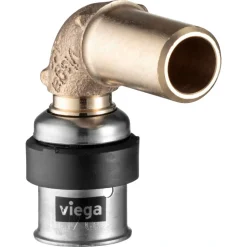 Viega Smartpress Insteekbocht 90º 16x15mm