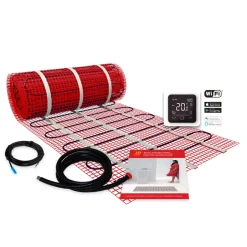 Vloerverwarmingsset Elektrisch Incl WiFi Thermostaat 600W 4m²