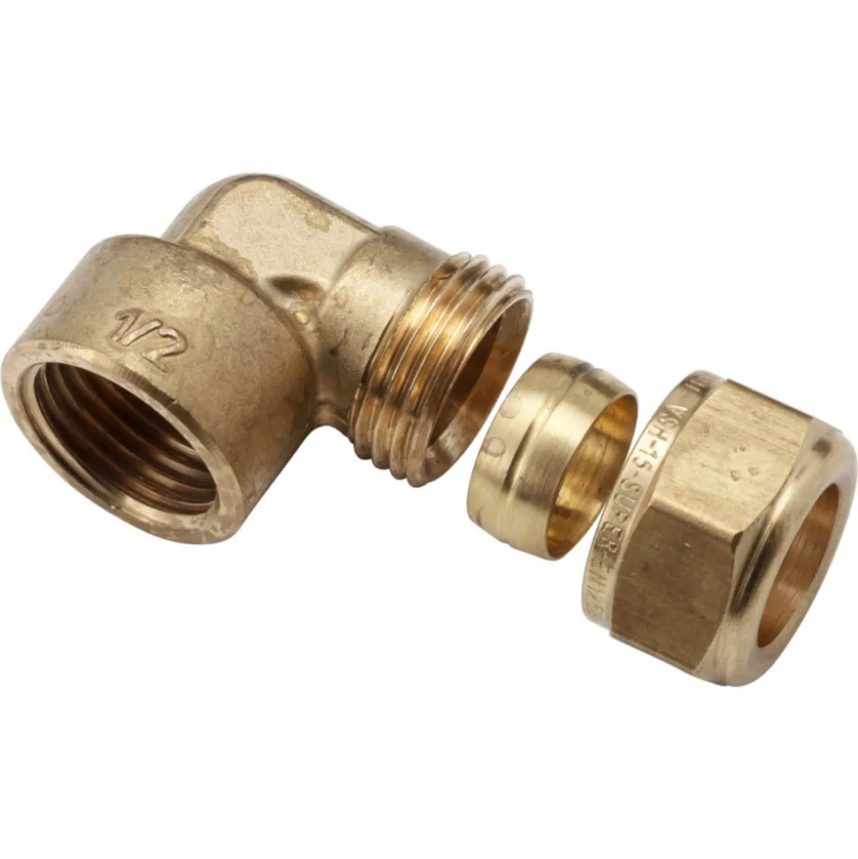 VSH Knel/draad knie 15 mm x 1/2'' binnendraad
