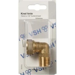 VSH Knel/draad knie 15 mm x 1/2'' buitendraad