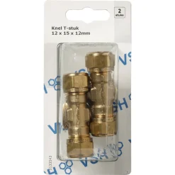 VSH Knel T-stuk 12x15x12 mm 2 stuk