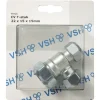 VSH T-Stuk CV Chroom 15x15x22mm