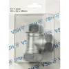 VSH T-Stuk CV Chroom 28x28x28mm