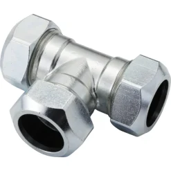 VSH T-Stuk CV Chroom 22x22x22mm 2st