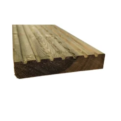Vuren Vlonderplank Geïmpregneerd 28x145x3000mm FSC Mix 70%