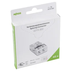 Wago Lasklem 2-voudig compact 40st
