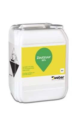 Weber Zoutzuur 30% oplossing transparant 10 liter