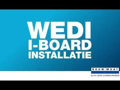 wedi I-board Toiletplaat 1200x1245x20mm