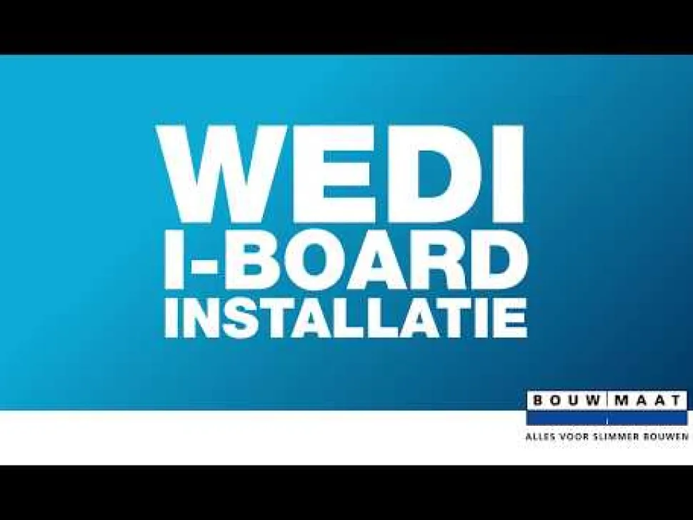 wedi I-board Toiletplaat 1200x1245x20mm