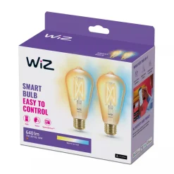 WiZ Led Lamp Edison Filament E27 50W Wit 2st