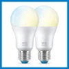 WiZ Slimme LED-Lamp E27 60W Filament A60 Warm tot Koelwit Licht Transparant 2st