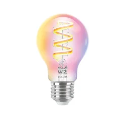 WiZ Slimme LED-Lamp E27 40W Filament A60 Gekleurd en Wit Licht Transparant